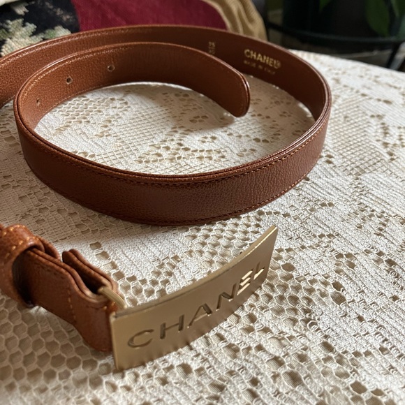 Chanel leather belt vintage - Picture 4 of 4